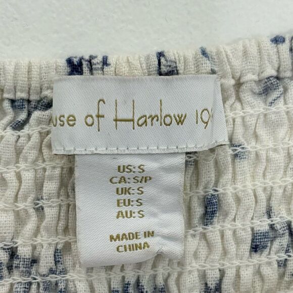 House of Harlow 1960 Floral Midi Linen Dress - Picture 7 of 7